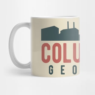 Columbus Georgia skyline logo Mug